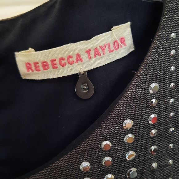 Rebecca Taylor Studded Sheath Dress Small Size 6 - Picture 4 of 9